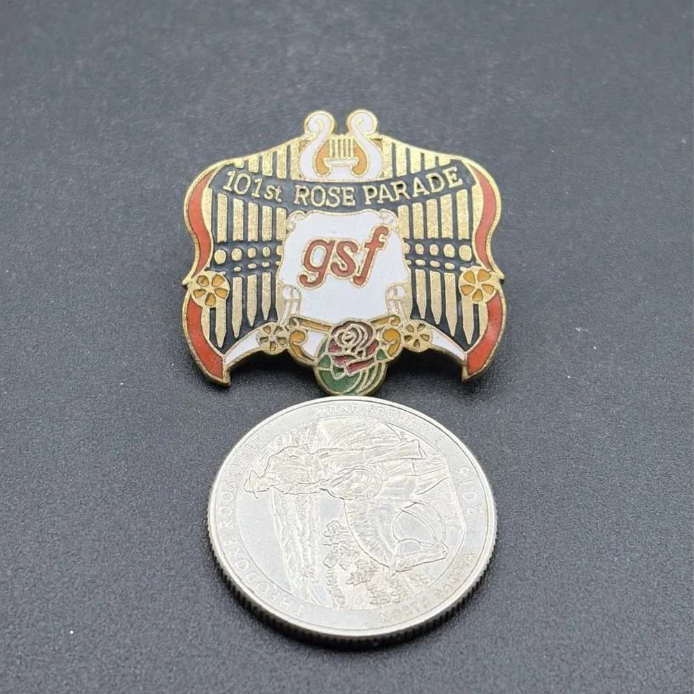 101st Rose Parade GSF Sponsor Lapel‎ Hat Pin